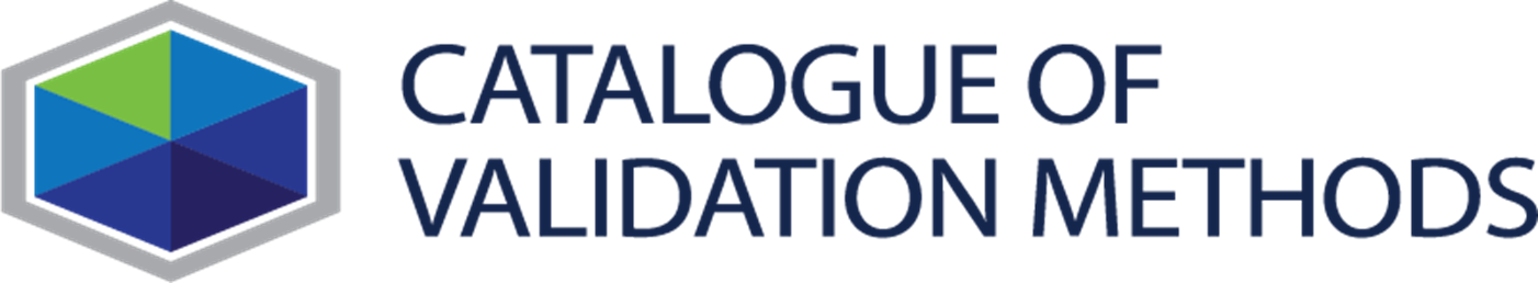 CATALOGUE OF VALIDATION METHODS